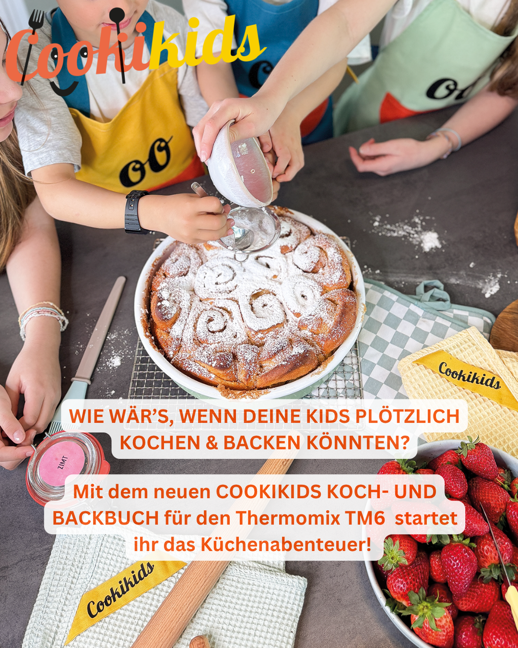 Cookikids Kinderkoch- und Backbuch für den Thermomix® TM6 (A5-Format)