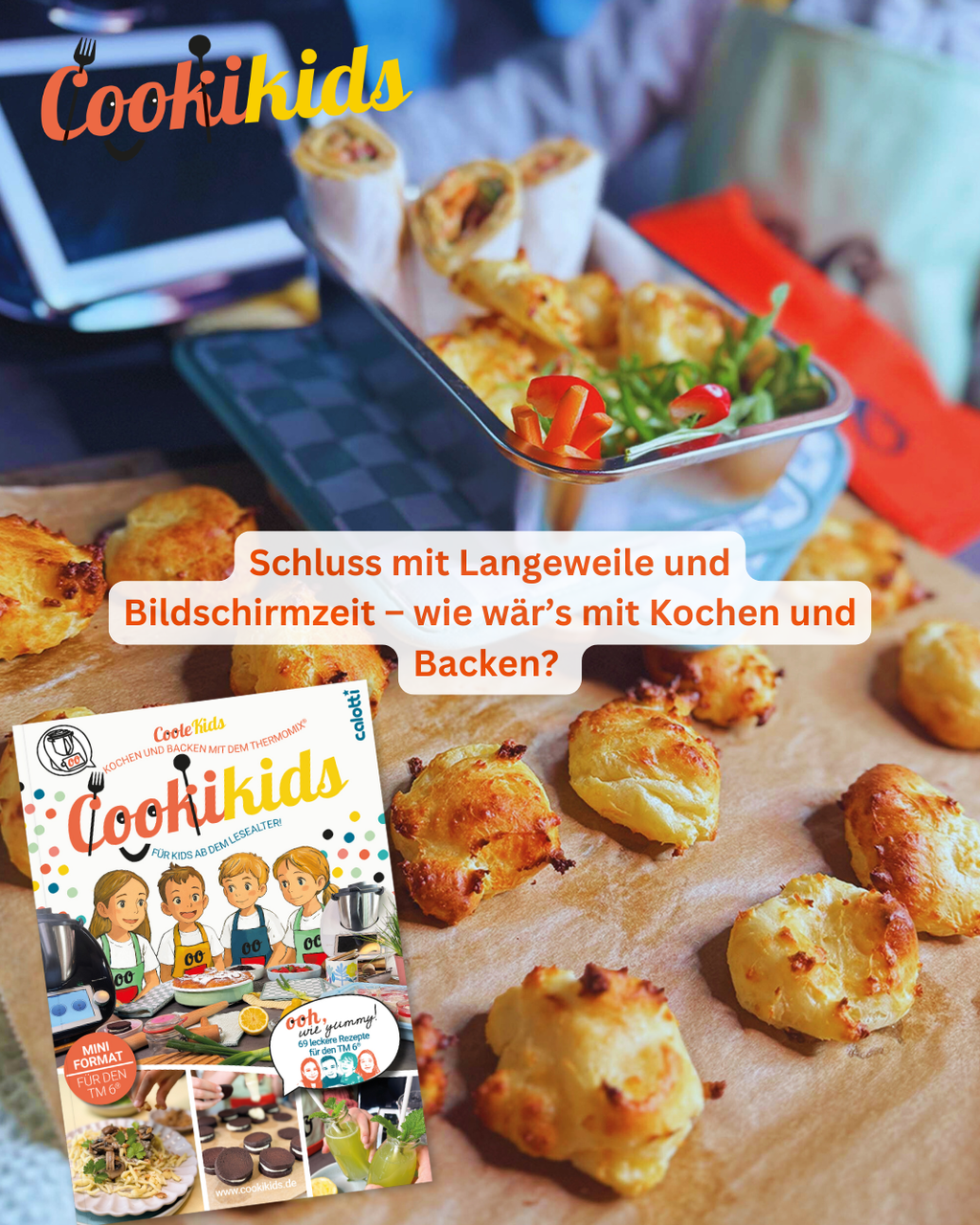 Cookikids Kinderkoch- und Backbuch für den Thermomix® TM6 (A5-Format)