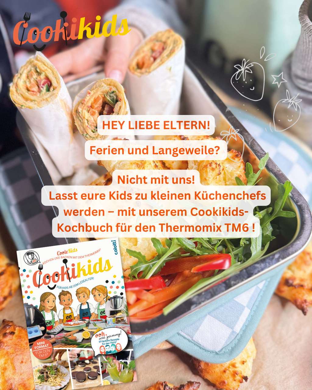 Cookikids Kinderkoch- und Backbuch für den Thermomix® TM6 (A5-Format)