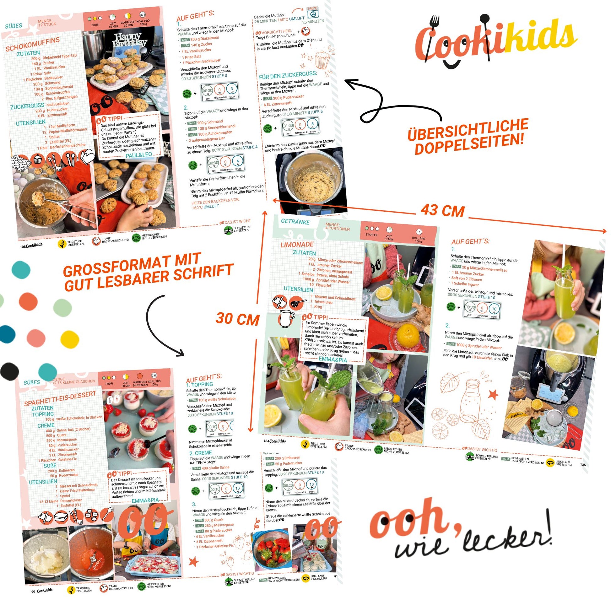 Cookikids Thermomix® Koch-und Backbuch für Kinder