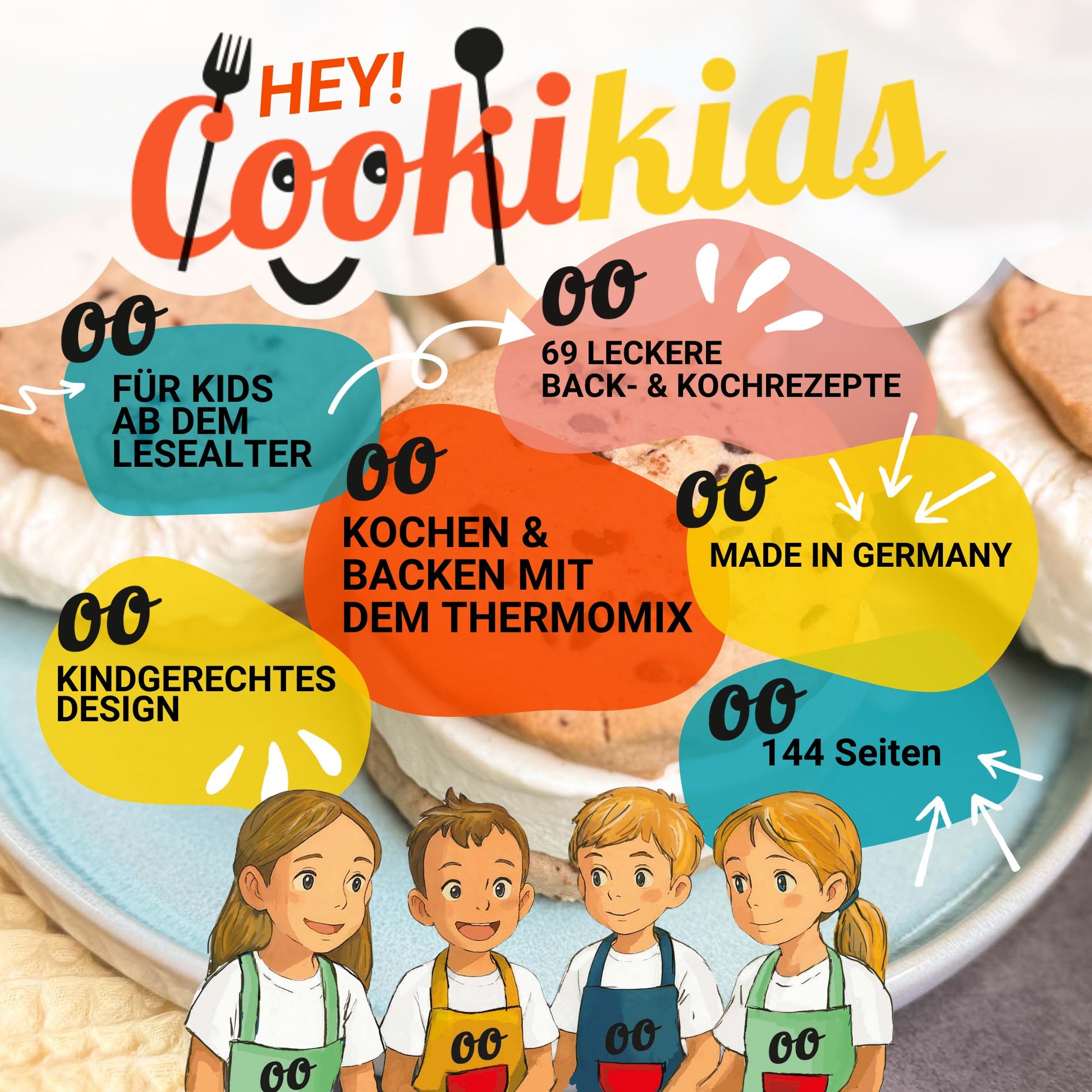 Cookikids Thermomix® Koch-und Backbuch für Kinder