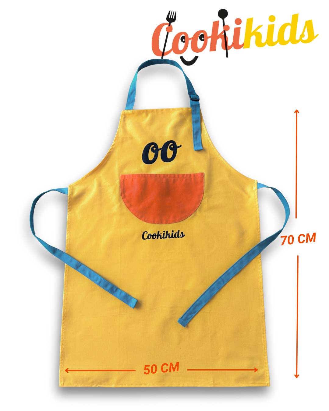 Cookikids Kinderkochbuch und Kinderschürze im Set