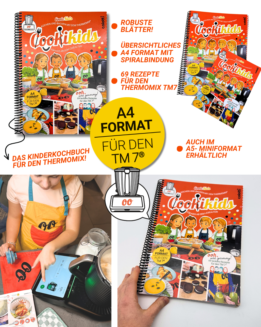 Cookikids kinderkochbuch für den Tm7 Thermomix