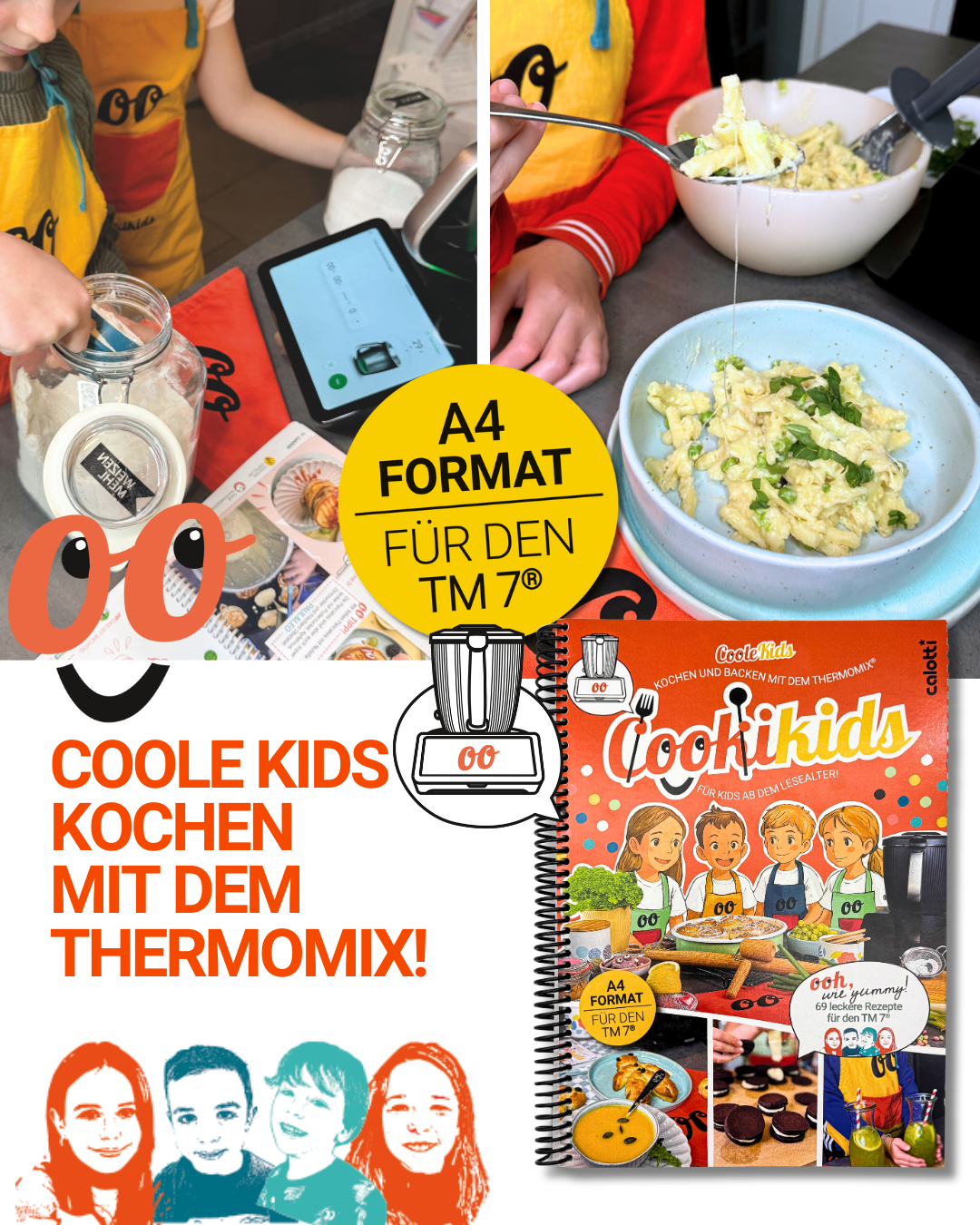 Cookikids kinderkochbuch für den Tm7 Thermomix