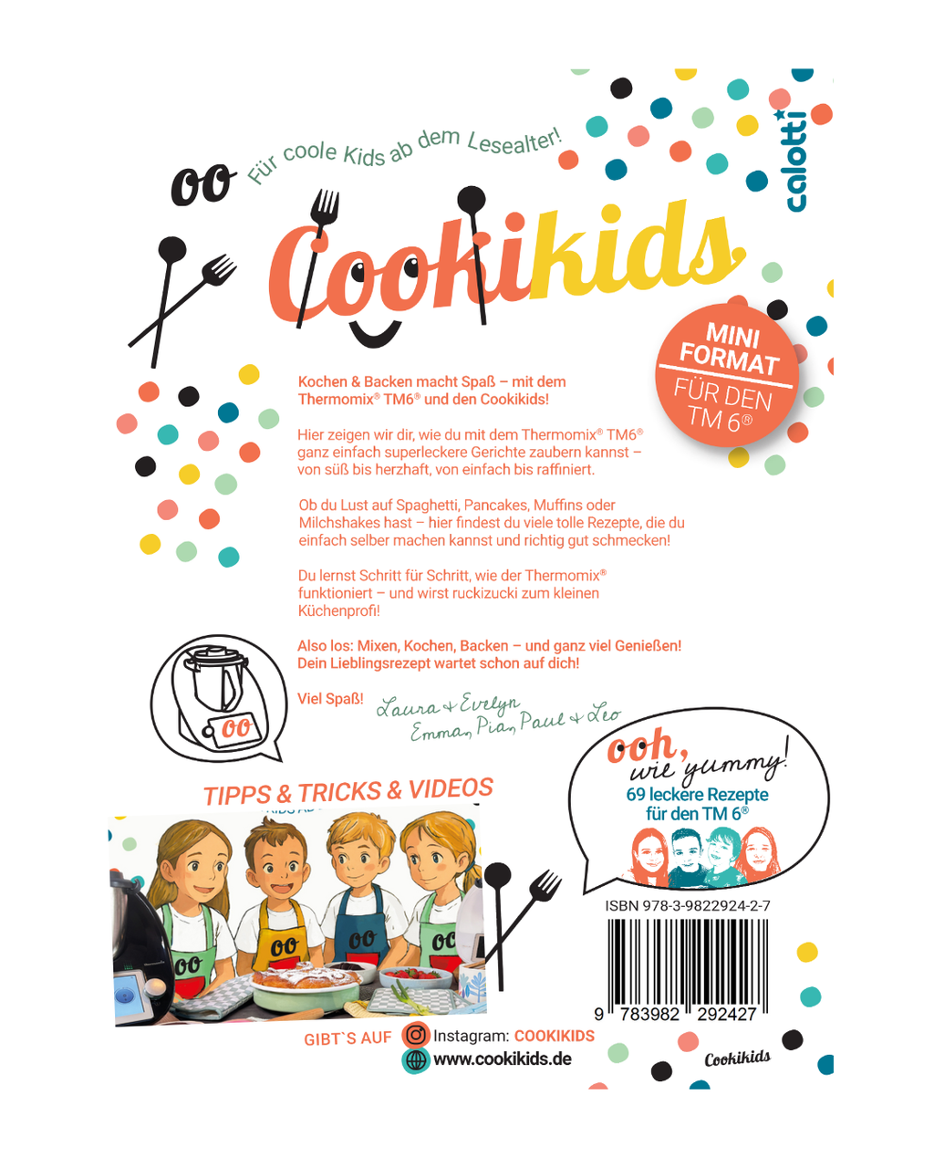 calotti, cookikids, kinderkochbuch,thermomix