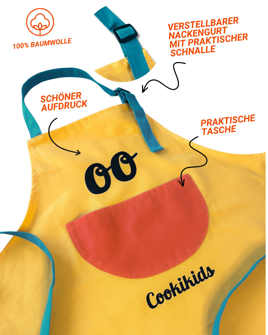 cookikids, calotti, thermomix, tm6, geschenkset, geschenkidee, kinderkochbuch, kinderschuerze