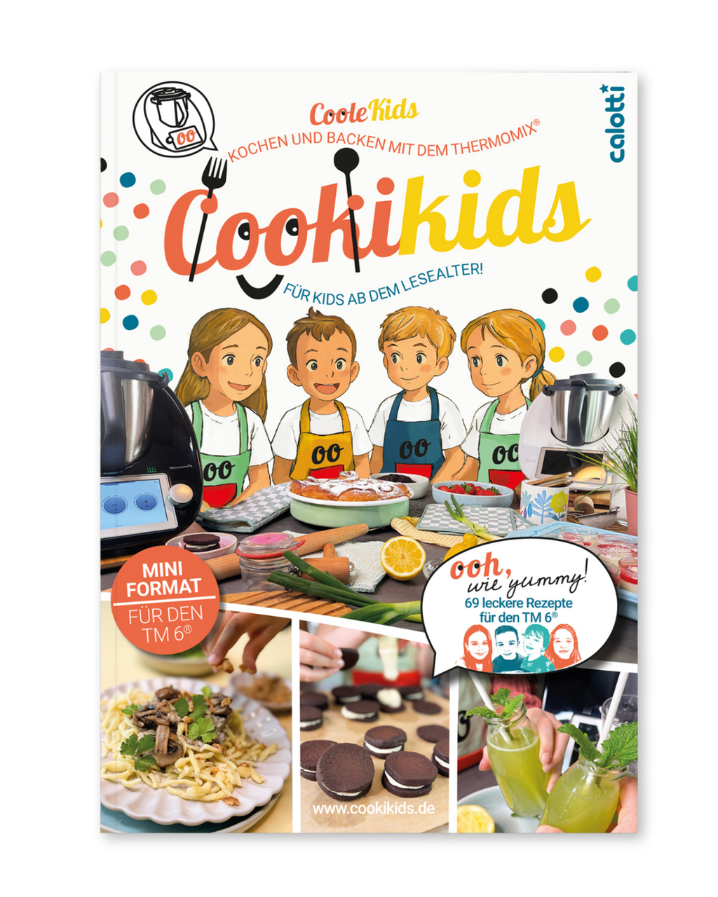 cookikids, calotti, thermomix, tm6, geschenkset, geschenkidee, kinderkochbuch, kinderschuerze