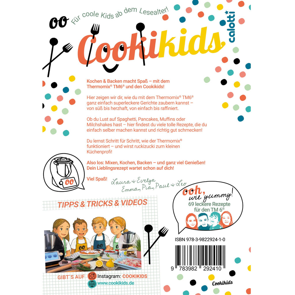 cookikids kinderkochbuch für den thermomix, 69 leckere Rezepte