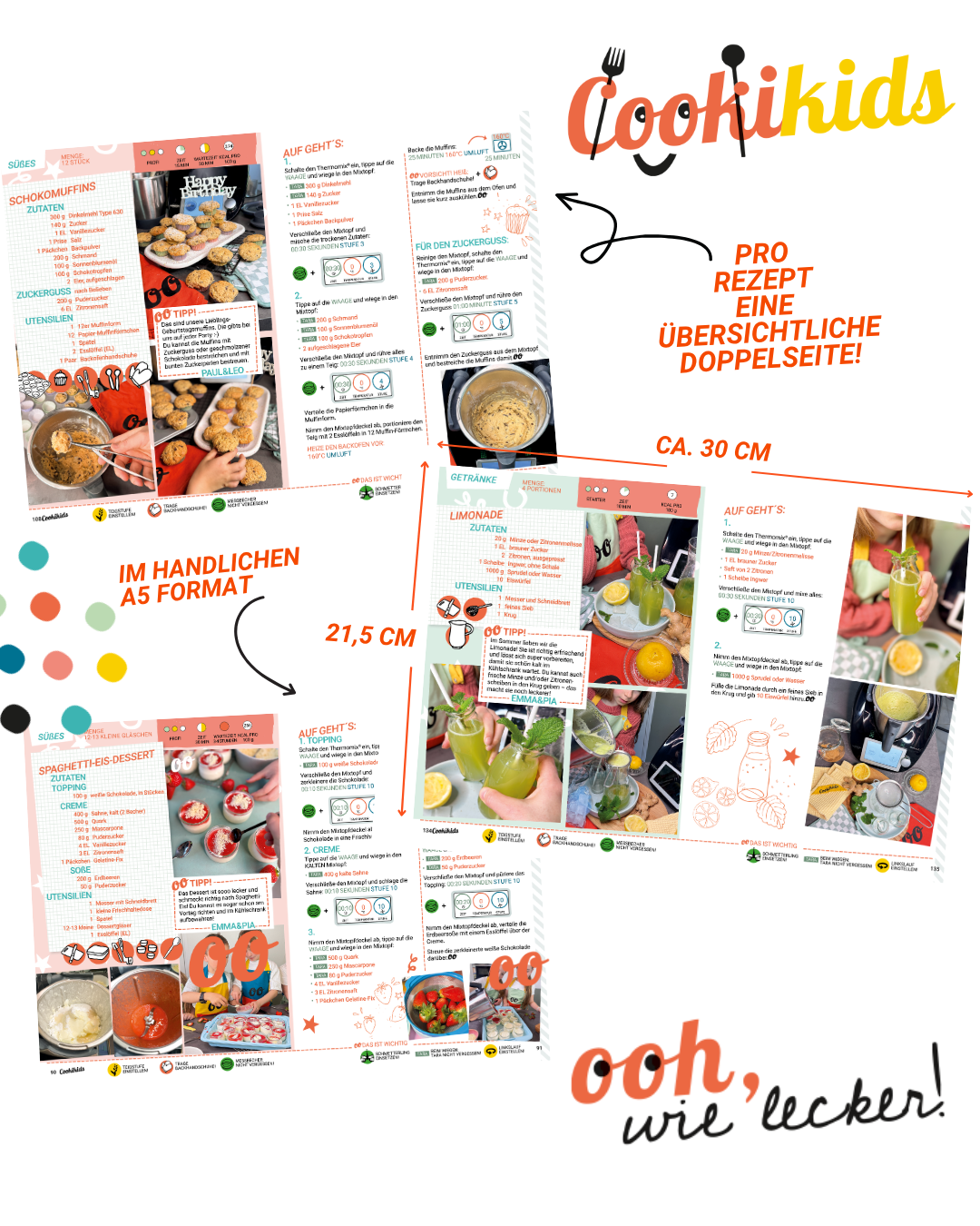 cookikids, calotti, thermomix, tm6, geschenkset, geschenkidee, kinderkochbuch, kinderschuerze