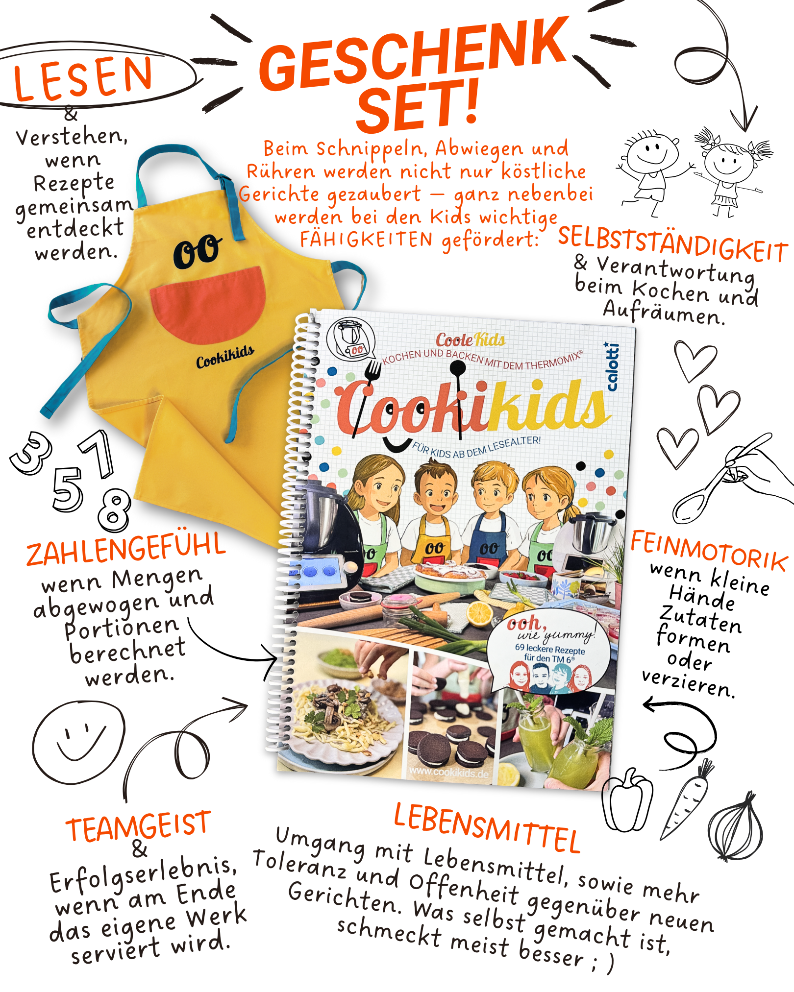 Cookikids Kinderkoch- und Backbuch für den Thermomix® TM6 (A4-Format)