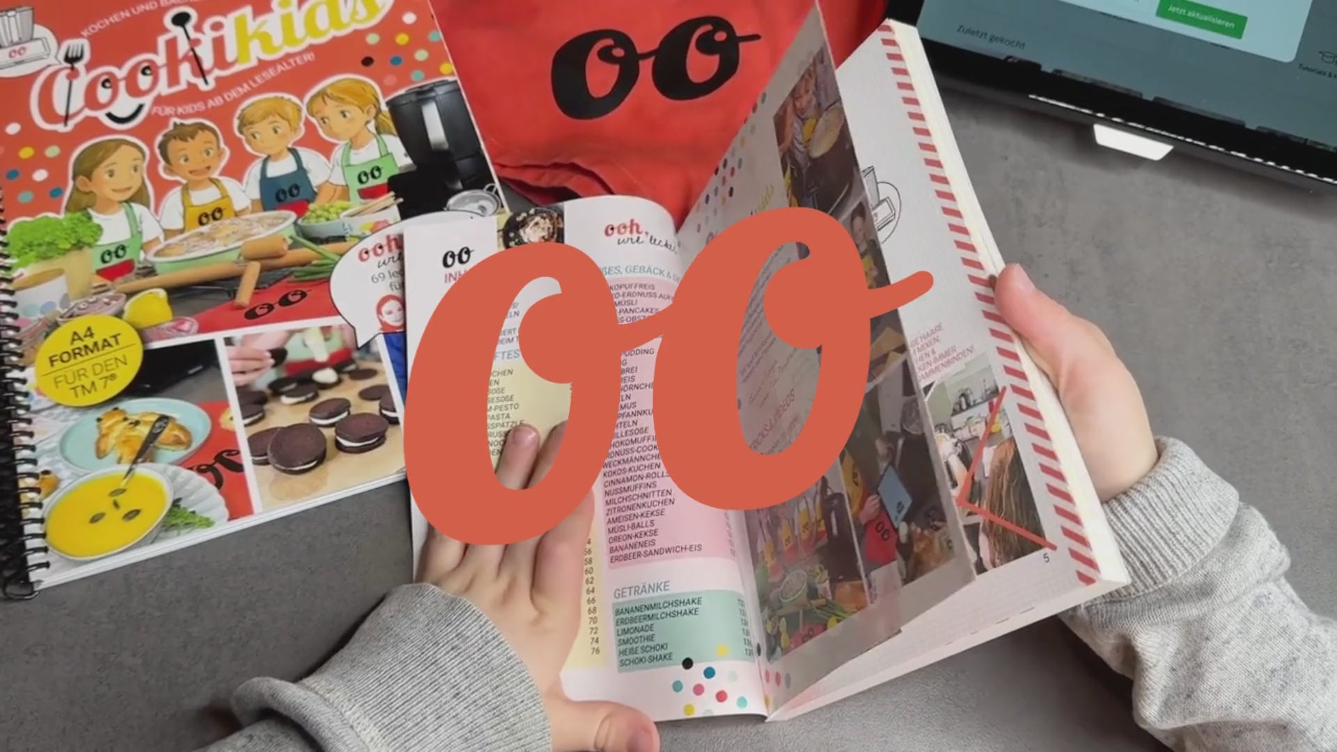 Cookikids Kinderkoch- und Backbuch für den Thermomix® TM7 (A4-Format)